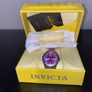 Purple Invicta watch - NEVER WORN